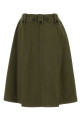 Армійська зелена бавовняна спідниця PRADA (P124WSOOO162G) Армійська зелена бавовняна спідниця PRADA (P124WSOOO162G)