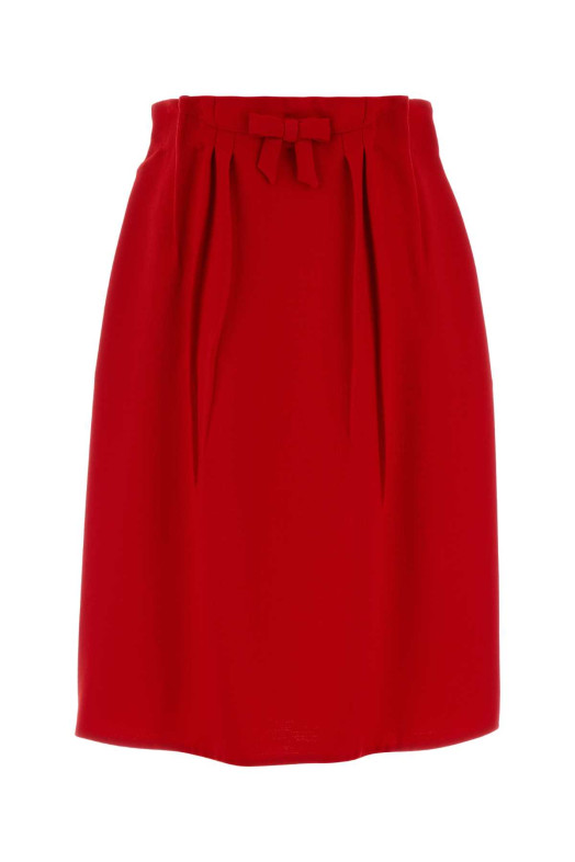 Red wool skirt PRADA (P134ZGSOOO18CS) Red wool skirt PRADA (P134ZGSOOO18CS)