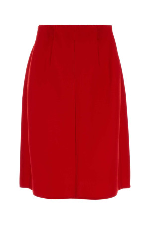 Red wool skirt PRADA (P134ZGSOOO18CS) Red wool skirt PRADA (P134ZGSOOO18CS)