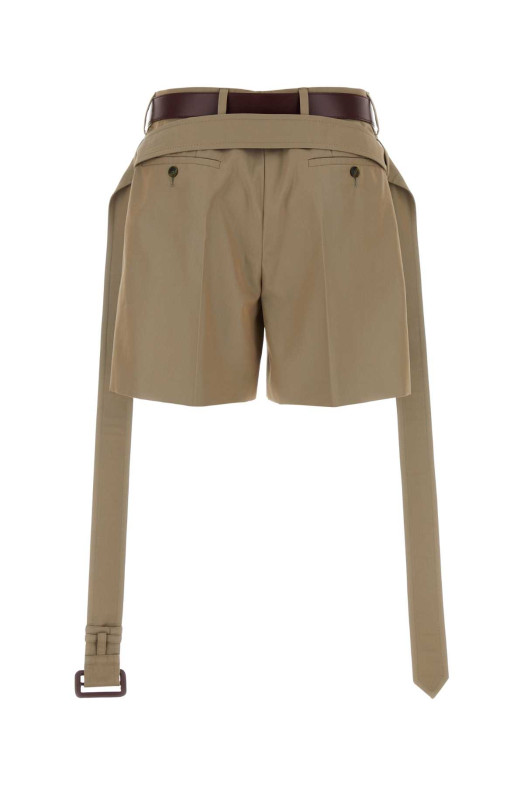 Khaki twill shorts PRADA (P231IKSOOO14ZG) Khaki twill shorts PRADA (P231IKSOOO14ZG)
