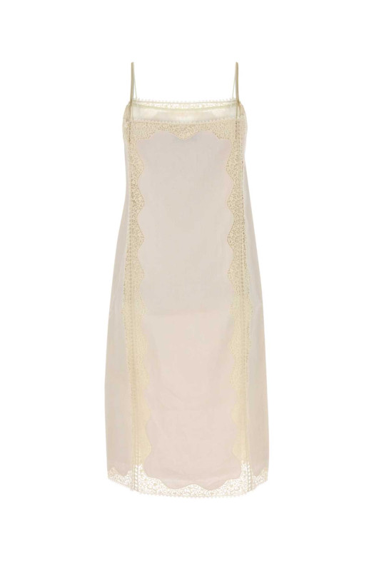 Ivory linen dress PRADA (P3M99RSOOO15A5)