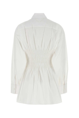 White poplin shirt Black PRADA (P401IRSOOO1XV2) White poplin shirt Black PRADA (P401IRSOOO1XV2)