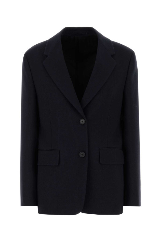 Midnight blue wool blazer Blue PRADA (P570PSOOO17VZ) Midnight blue wool blazer Blue PRADA (P570PSOOO17VZ)