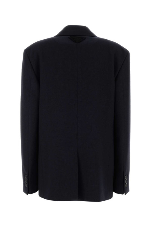Midnight blue wool blazer Blue PRADA (P570PSOOO17VZ) Midnight blue wool blazer Blue PRADA (P570PSOOO17VZ)