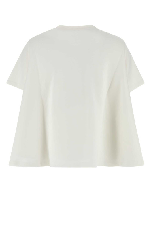 White cotton blend t-shirt White LOEWE (S540Y22X71)