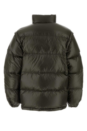 Olive green nylon down jacket PRADA (SGC863SOOO17XS) Olive green nylon down jacket PRADA (SGC863SOOO17XS)