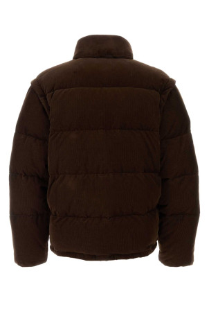 Dark brown corduroy down jacket PRADA (SGC946SOOO1JHC) Dark brown corduroy down jacket PRADA (SGC946SOOO1JHC)