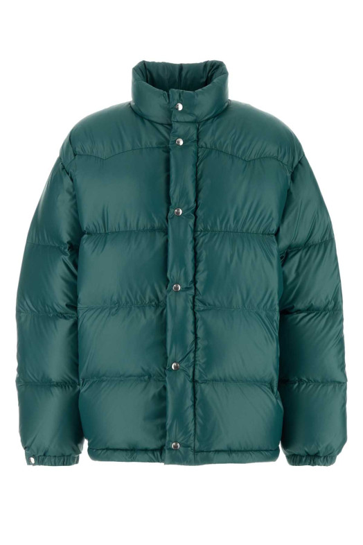 Teal green Re-Nylon down jacket PRADA (SGC997SOOO17XS)