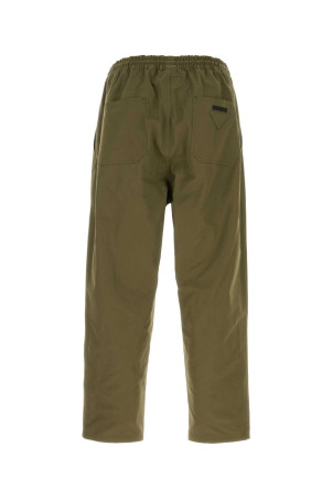 Army green cotton pant PRADA (SPH497SOOO12VB) Army green cotton pant PRADA (SPH497SOOO12VB)
