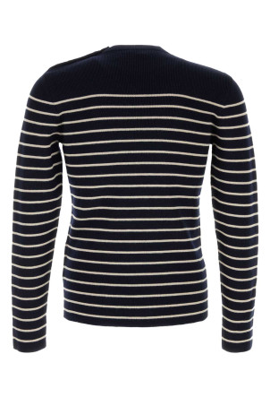 Embroidered wool sweater Blue PRADA (UMF116SOOO17V5) Embroidered wool sweater Blue PRADA (UMF116SOOO17V5)