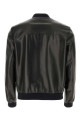 Black nappa leather reversible bomber jacket Black PRADA (UPW280SOOO038)