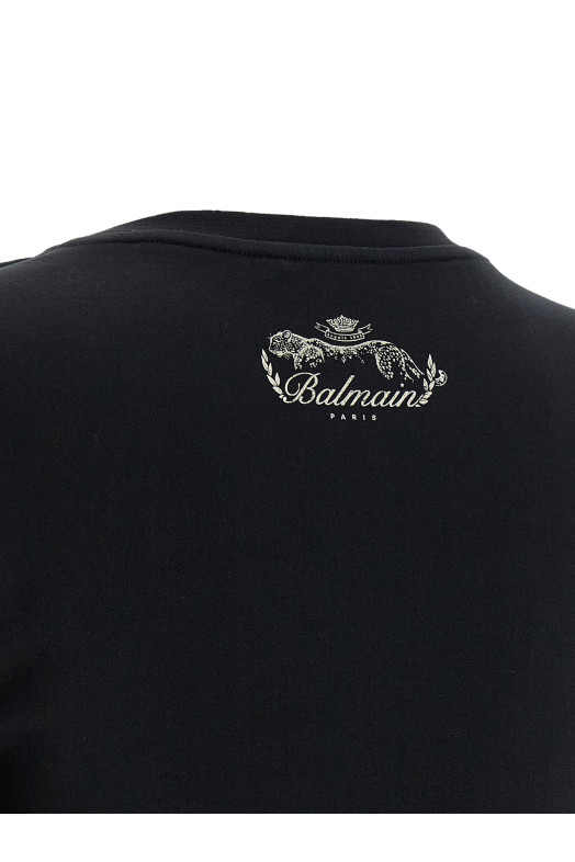 Knotted crop t-shirt Black Knotted crop t-shirt Black