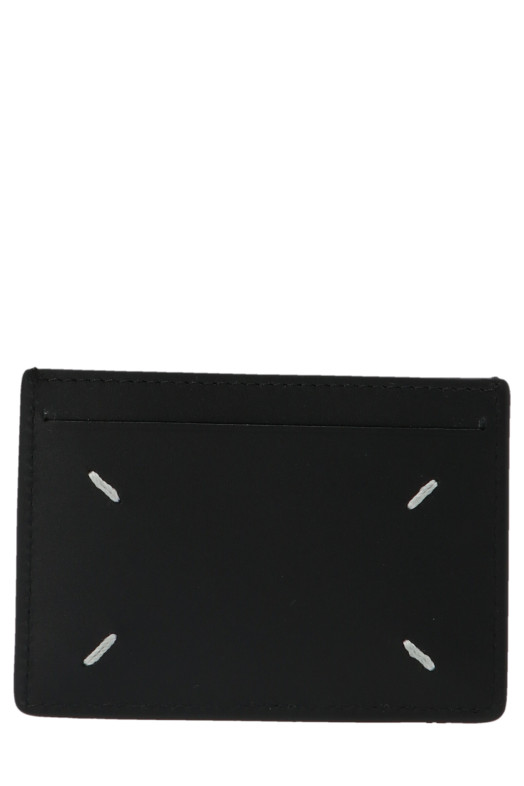 Stitching card holder Black Stitching card holder Black