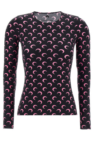 Футболка «Moon Printed Jersey Second Skin» Розовая WTS006ACJER0001BK90