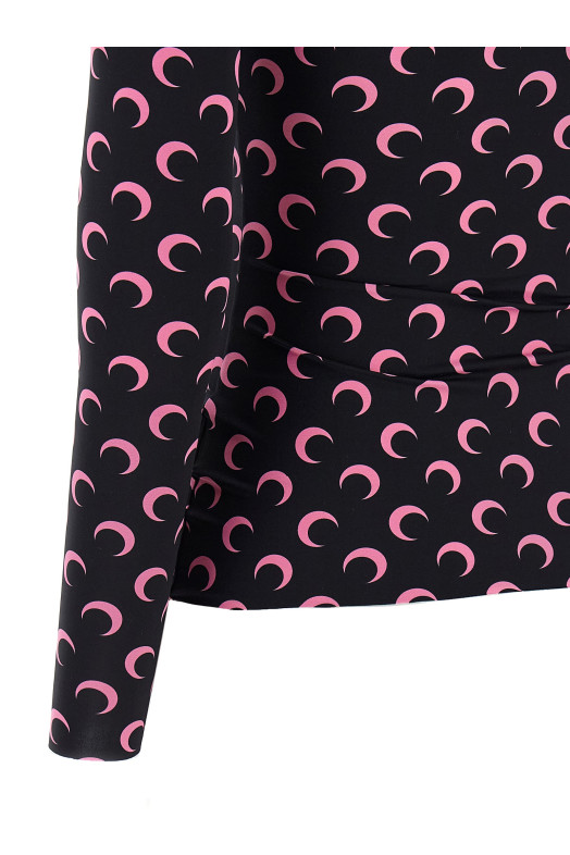 Футболка «Moon Printed Jersey Second Skin» Розовая WTS006ACJER0001BK90