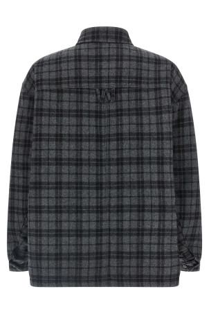 Padded overshirt Gray