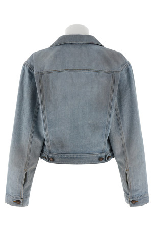 Двухслойная куртка СИНЯЯ BALENCIAGA 849904TTW744200 Двухслойная куртка СИНЯЯ BALENCIAGA 849904TTW744200