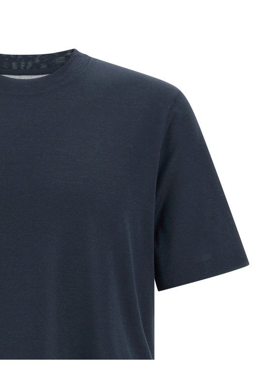 Silk t-shirt Blue Silk t-shirt Blue