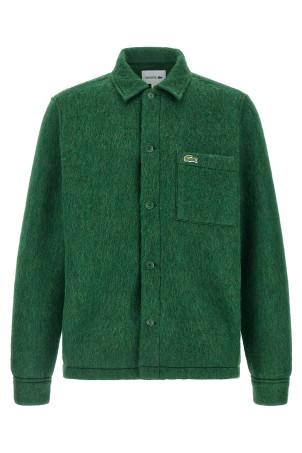 Felt overshirt Green