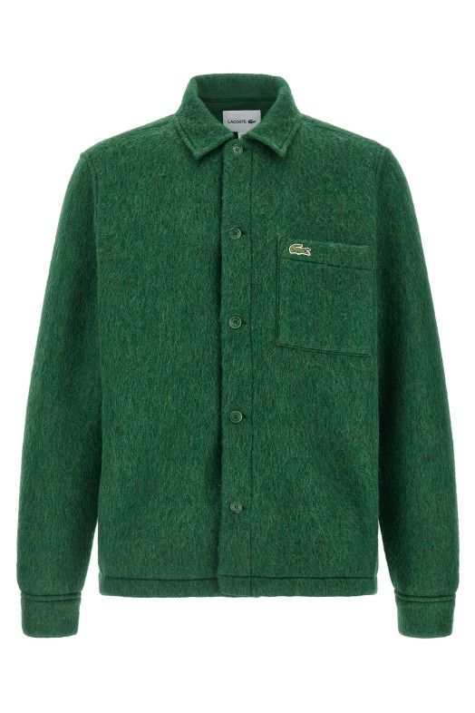 Felt overshirt Green