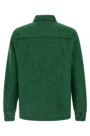 Felt overshirt Green