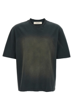 Used dyed cotton t-shirt Black Used dyed cotton t-shirt Black