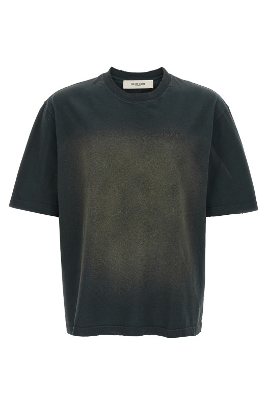 Used dyed cotton t-shirt Black Used dyed cotton t-shirt Black