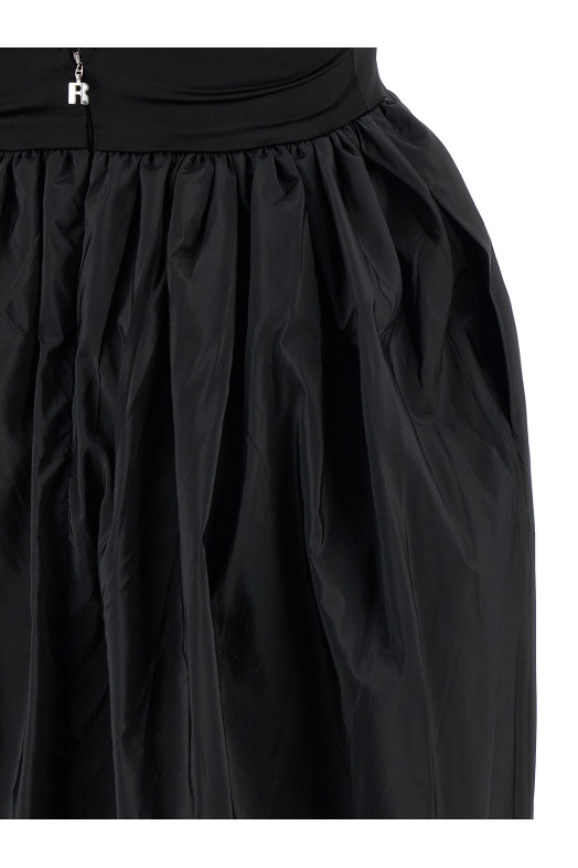 'Satin Taffeta Maxi' dress Black