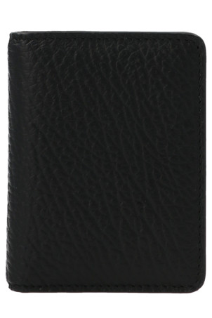 'Stitching' card holder. Black 'Stitching' card holder. Black
