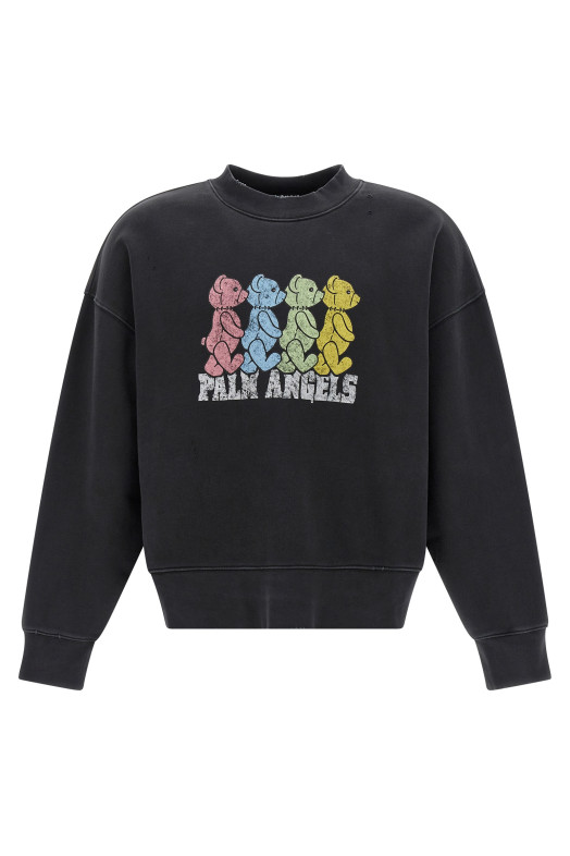 Толстовка «Crossroads Bears» Черная PMBA026S25FLE00410841084 Толстовка «Crossroads Bears» Черная PMBA026S25FLE00410841084