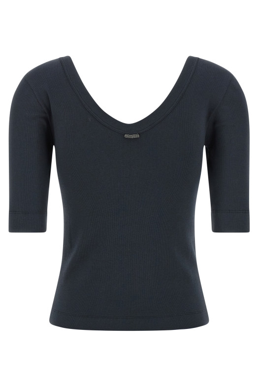 Футболка Monile Blue BRUNELLO CUCINELLI M0TC8FX220C7186