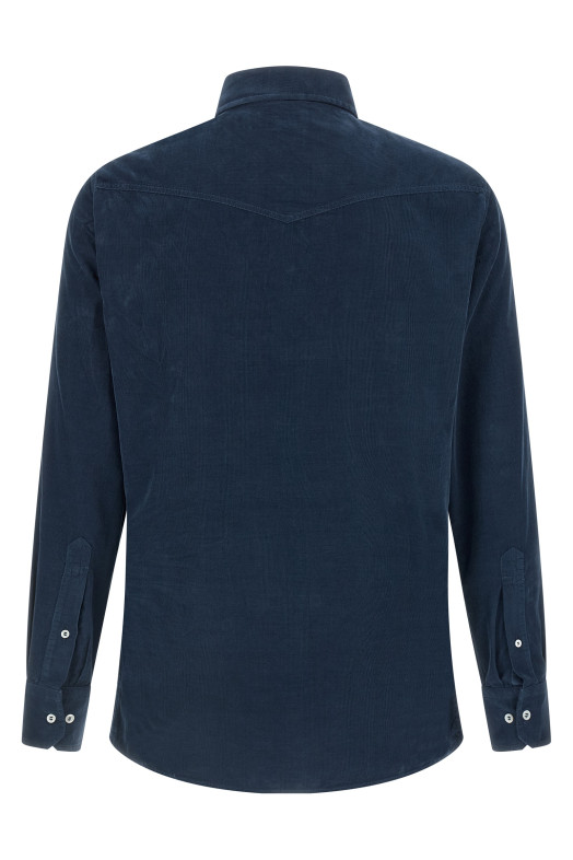 Corduroy shirt Blue