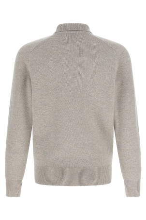 Кашемірова сорочка-поло Бежева BRUNELLO CUCINELLI M22707005CTO75