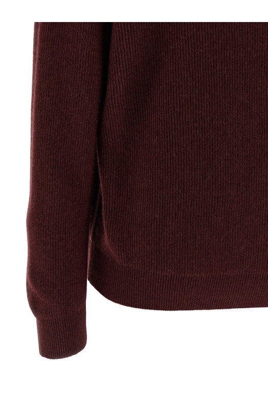 Свитер с высоким воротником English Coast, бордовый BRUNELLO CUCINELLI M12175403C9663 Свитер с высоким воротником English Coast, бордовый BRUNELLO CUCINELLI M12175403C9663