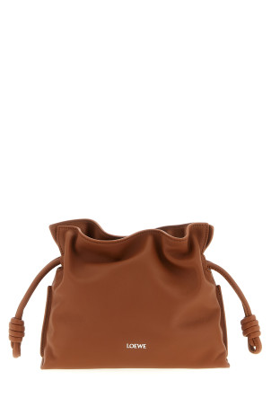 'Flamenco' mini clutch Brown