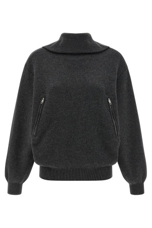 'Back-to-Front' sweater Gray