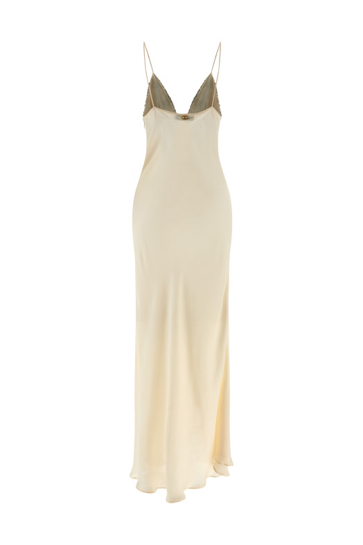 Платье с вышитыми чашками Розовое TWIN SET 252TT213012227 Платье с вышитыми чашками Розовое TWIN SET 252TT213012227