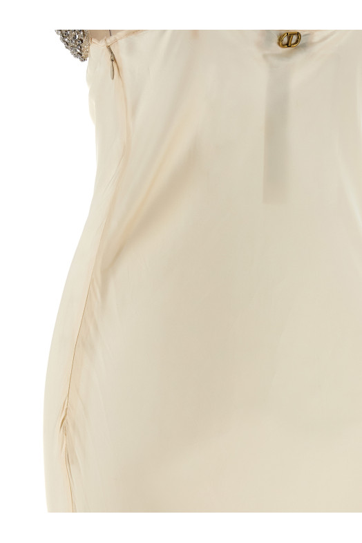 Платье с вышитыми чашками Розовое TWIN SET 252TT213012227 Платье с вышитыми чашками Розовое TWIN SET 252TT213012227