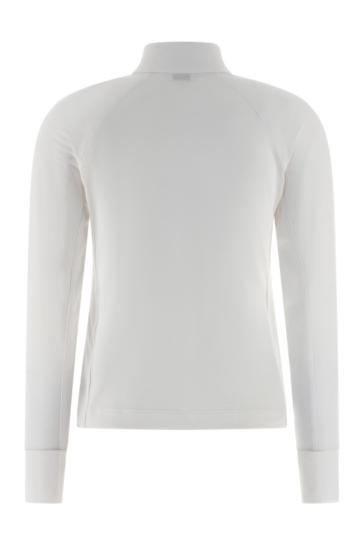 'Precious Half Zip' sweater White