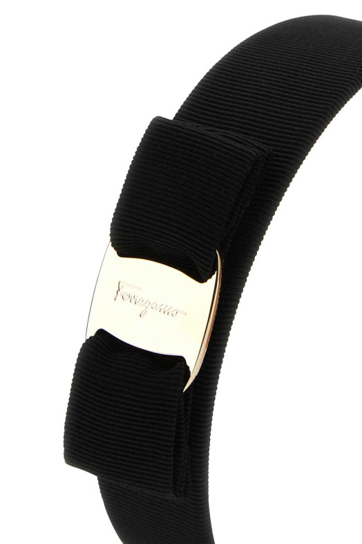 Black fabric hairband SALVATORE FERRAGAMO (344311572738) Black fabric hairband SALVATORE FERRAGAMO (344311572738)