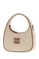Two-tone canvas handbag MIU MIU (5BC125VOWFACRN) Two-tone canvas handbag MIU MIU (5BC125VOWFACRN)