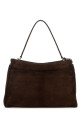 Dark brown suede medium Rodeo handbag BALENCIAGA (7897722AB4G) Dark brown suede medium Rodeo handbag BALENCIAGA (7897722AB4G)