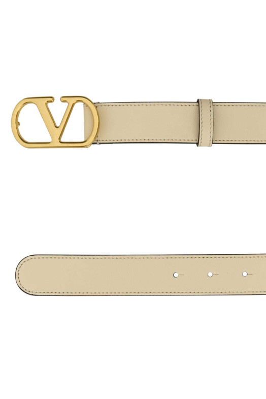 Ivory leather VLogo belt VALENTINO GARAVANI (7W2T0SM3IYR) Ivory leather VLogo belt VALENTINO GARAVANI (7W2T0SM3IYR)