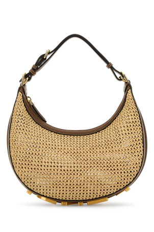 Straw Fendigraphy handbag FENDI (8BR798AOVO) Straw Fendigraphy handbag FENDI (8BR798AOVO)