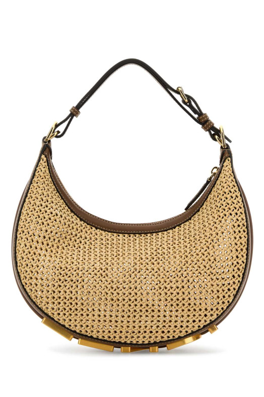 Straw Fendigraphy handbag FENDI (8BR798AOVO) Straw Fendigraphy handbag FENDI (8BR798AOVO)