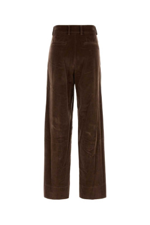 Brown stretch corduroy palazzo pant PT TORINO (CDVSFKZ00STDPG81) Brown stretch corduroy palazzo pant PT TORINO (CDVSFKZ00STDPG81)