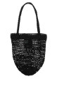 Black raffia small Summer Banana shopping bag CHLOE (CH25AS903P08)