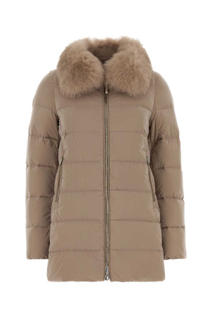 Cappuccino nylon blend Dorado down jacket Brown MOORER (DORADOFUROS) Cappuccino nylon blend Dorado down jacket Brown MOORER (DORADOFUROS)