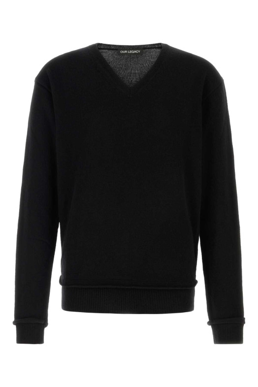 Black wool sweater OUR LEGACY (M4253PBC) Black wool sweater OUR LEGACY (M4253PBC)