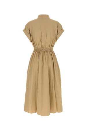 Beige poplin shirt dress MIU MIU (MF5906SOOO10RG) Beige poplin shirt dress MIU MIU (MF5906SOOO10RG)